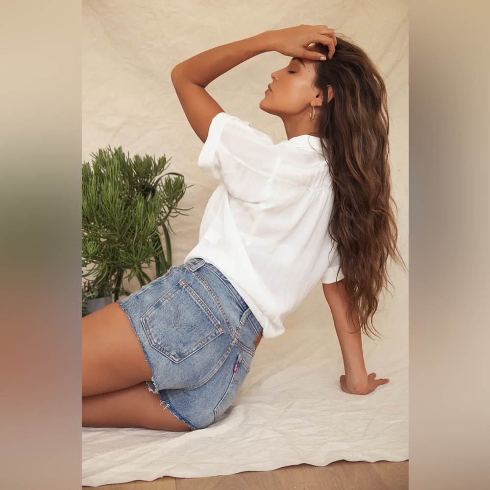 Levi's 501 Denim Micro Jean Shorts Teeny Weeny BNWT